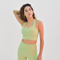 Labyrinth Green Tea Sport Bra