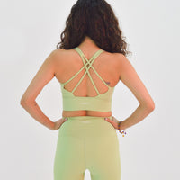 Labyrinth Green Tea Sport Bra