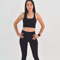 Labyrinth Black Legging