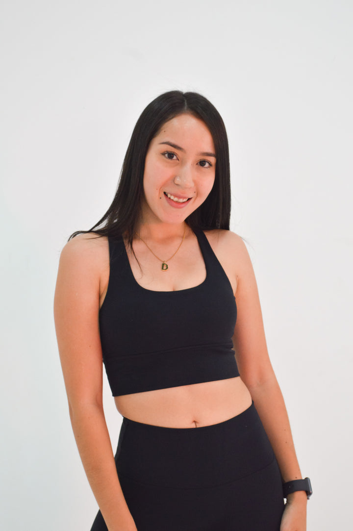 Labyrinth Black Sport Bra