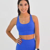 Incógnito Blue Sport Bra