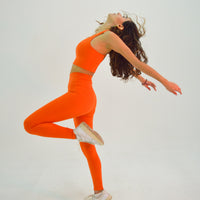 Labyrinth Pumpkin Orange Legging