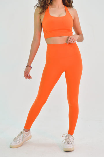 Labyrinth Pumpkin Orange Legging