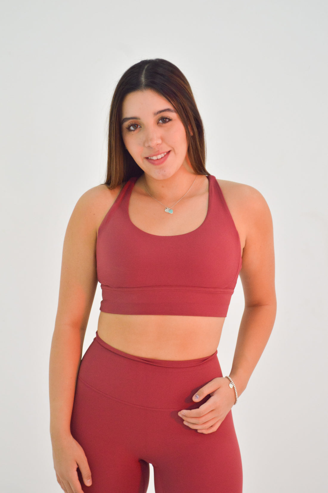 Incógnito Wine Red Sport Bra