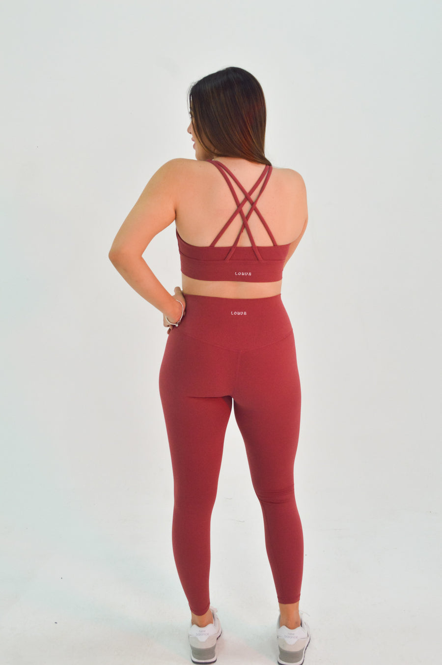 Incógnito Wine Red Sport Bra