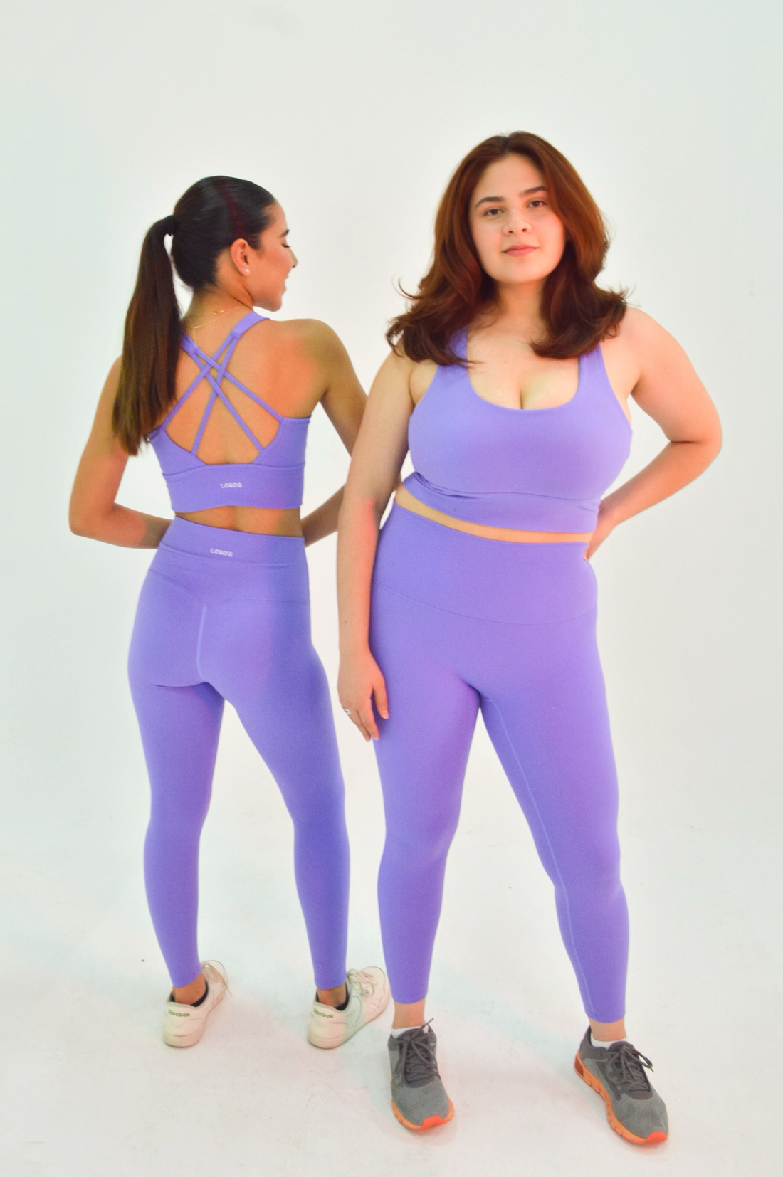 Labyrinth Wisteria Purple Sport Bra