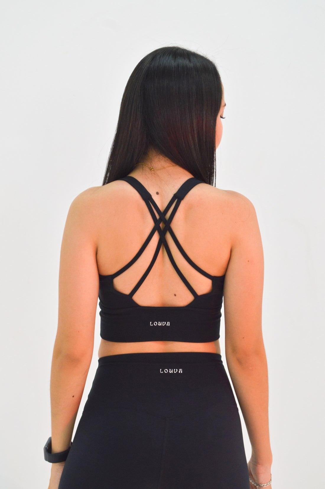 Labyrinth Black Sport Bra