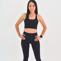 Labyrinth Black Sport Bra