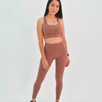 Labyrinth Coffee Sport Bra