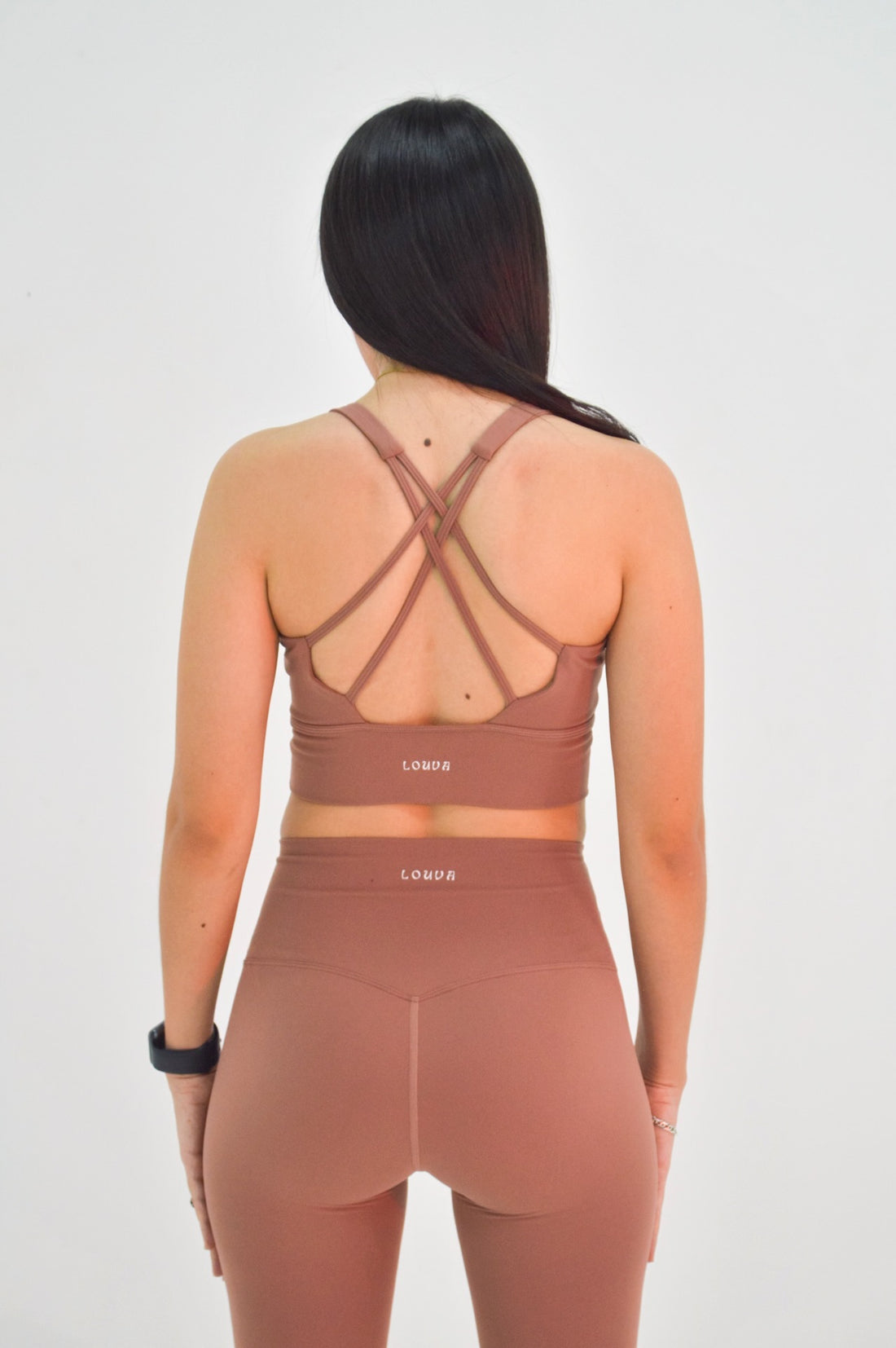 Labyrinth Coffee Sport Bra