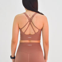 Labyrinth Coffee Sport Bra