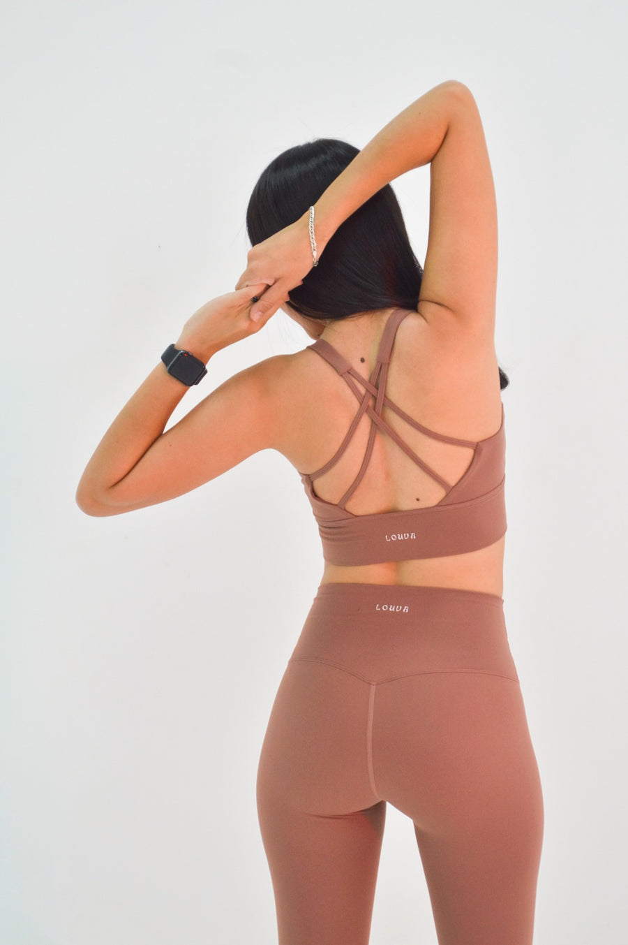 Labyrinth Coffee Sport Bra